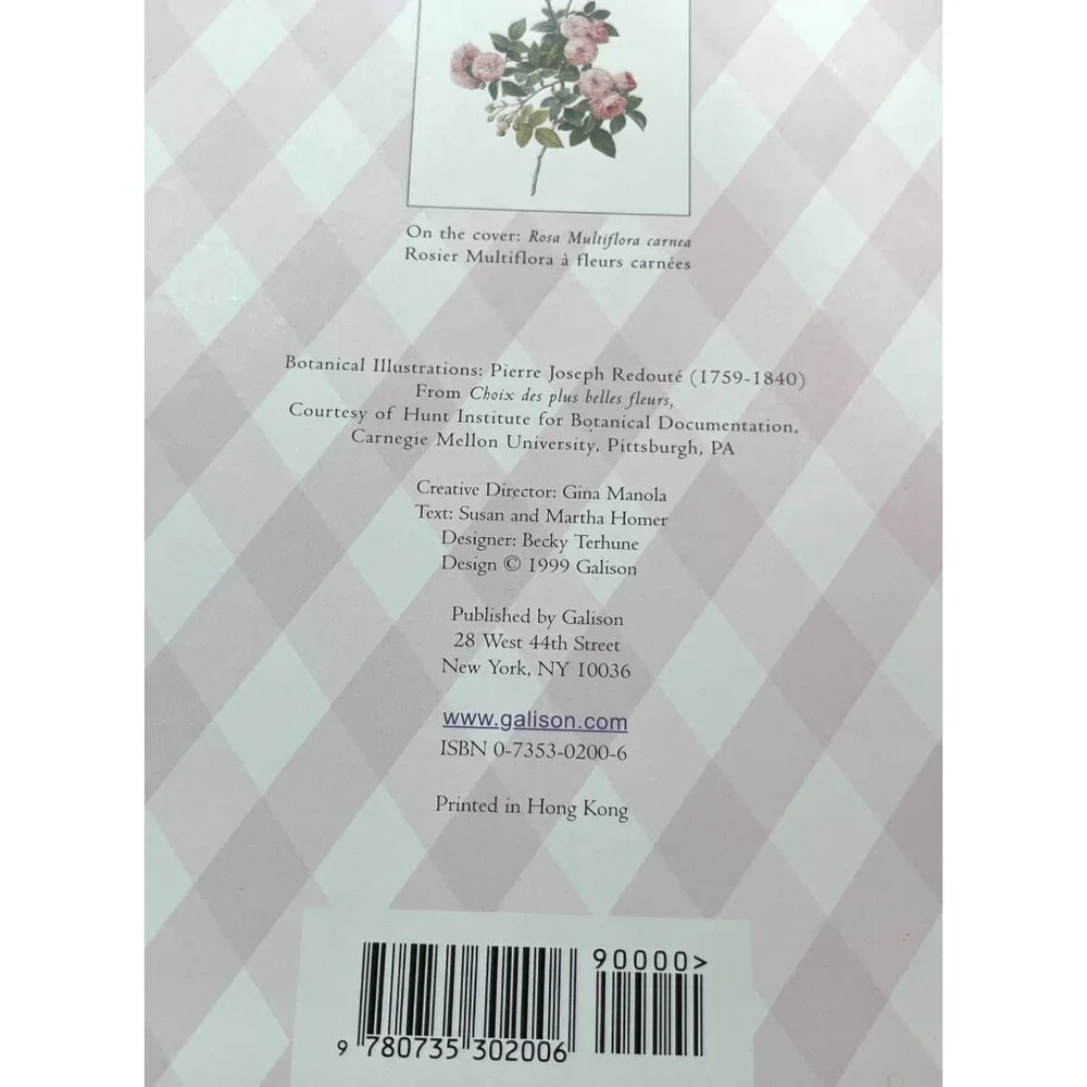 Wedding Planner Book Spiral Botanical Floral Blank 7 Tab 1999 Galison Publishing - Picture 4 of 10